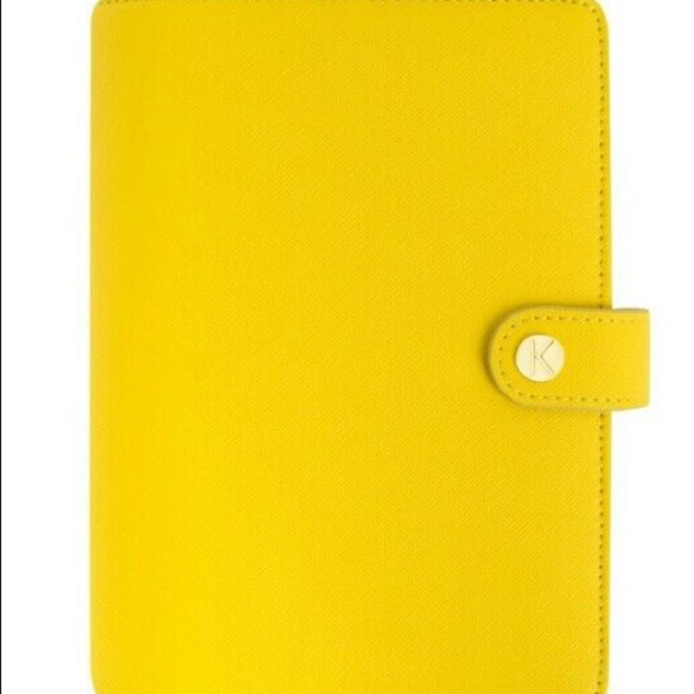 Kikki K medium yellow planner unused *sold*